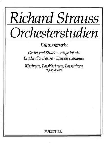 Orchestral Studies: Clarinet Band 3 (STRAUSS RICHARD)