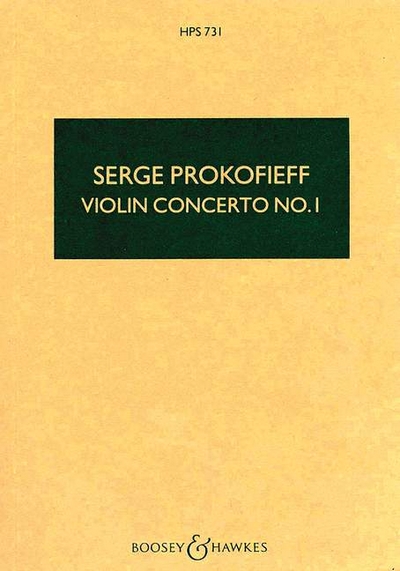 Violin Concerto #1 Op. 19 (PROKOFIEV SERGEI)
