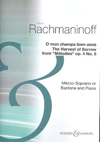 Songs Op. 4 (RACHMANINOV SERGEI)
