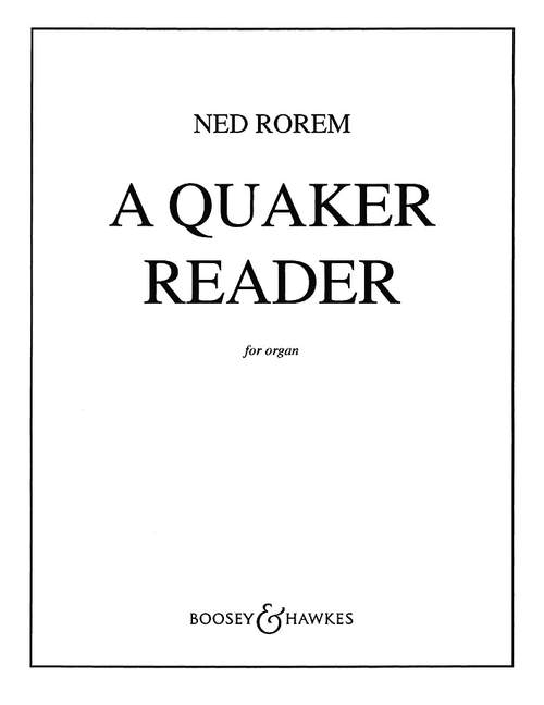 A Quaker Reader (ROREM NED)