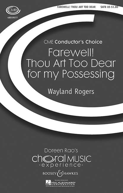 Farewell Thou Art Too Dear For My Possessing (ROGERS WAYLAND)