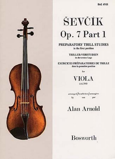 Viola Op. 7 Part 1 Exercices Preparatoires De Trilles
