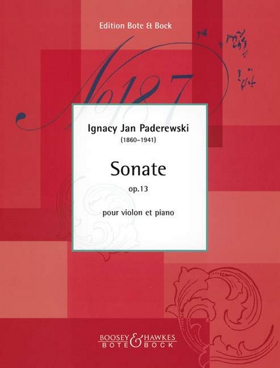Sonata Op. 13 (PADEREWSKI IGNAZ JAN)