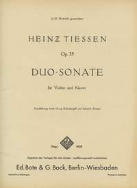 Duo-Sonata Op. 35 (TIESSEN HEINZ)
