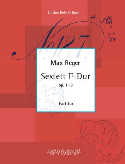 Sextet F Major Op. 118 (REGER MAX)
