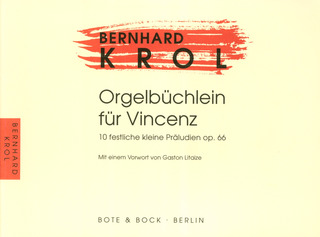 Orgelbüchlein Für Vincenz Op. 66