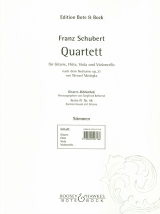 Quartet Op. 21