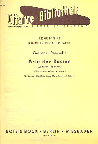 Arie Der Rosine