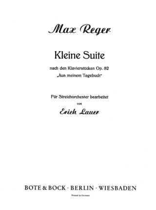 Kleine Suite Op. 82