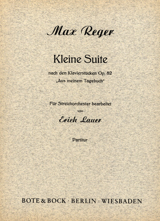 Kleine Suite Op. 82 (REGER MAX)