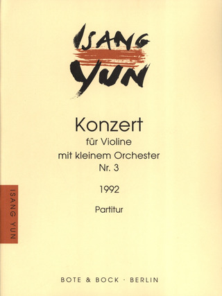 Violin Concerto #3 (YUN ISANG)