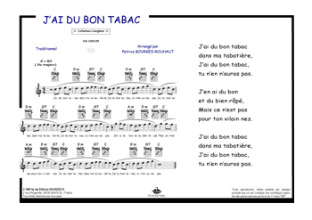 Mélodie à compléter : J’ai du bon tabac – Formation musicale Mélodie à compléter : J’ai du bon tabac – Formation musicale