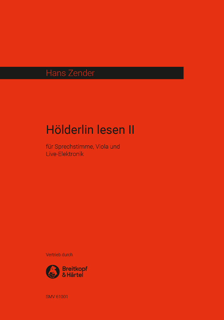 Hölderlin Lesen II (ZENDER HANS)