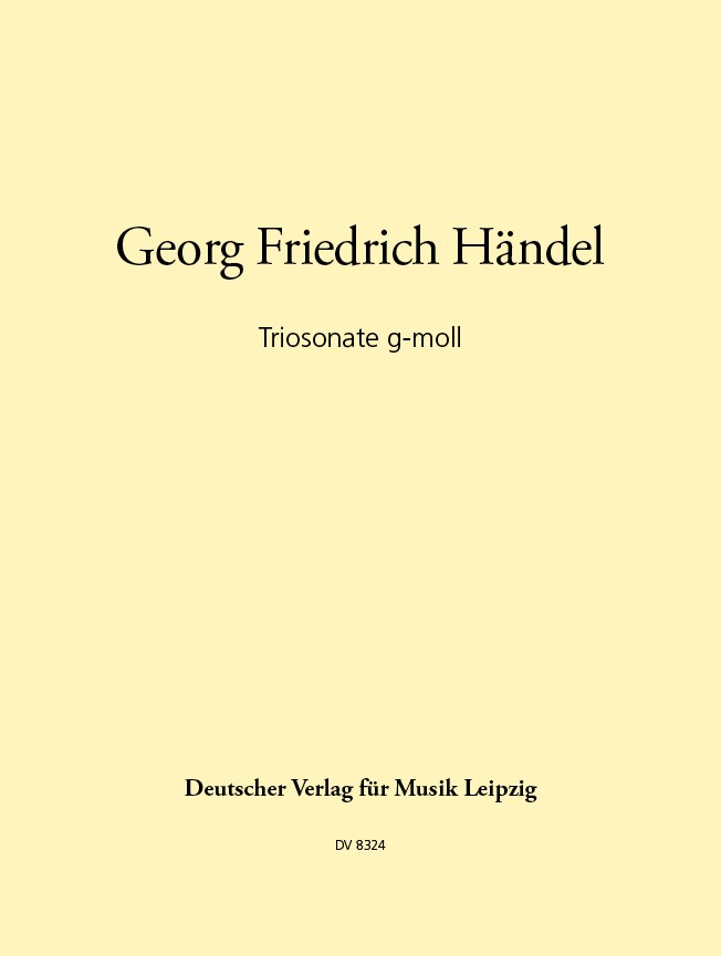 Triosonate G-Moll (HAENDEL GEORG FRIEDRICH)