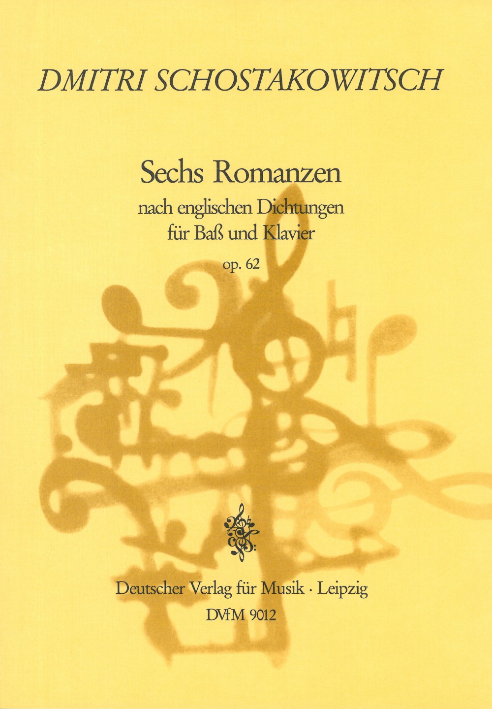 6 Romanzen Op. 62 (CHOSTAKOVITCH DIMITRI)
