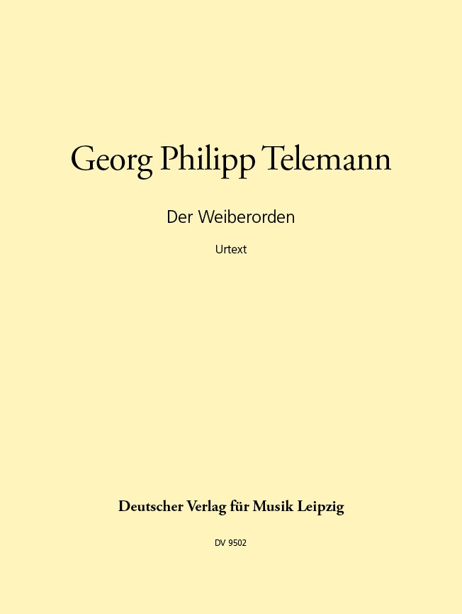 Der Weiberorden (Dt./Engl.) (TELEMANN GEORG PHILIPP)