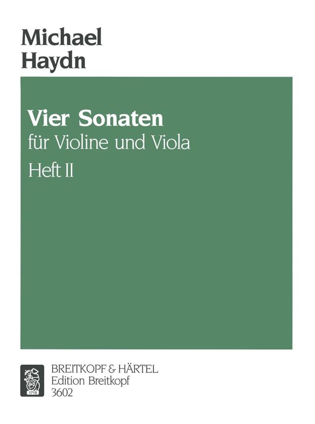 4 Sonaten F. Violine U.VIola 2 (HAYDN JOHANN MICHAEL)