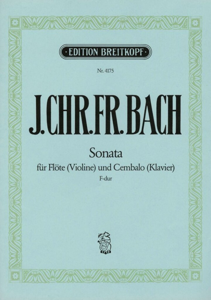 Sonata F-Dur (BACH JOHANN CHRISTOPH FRIEDRICH)