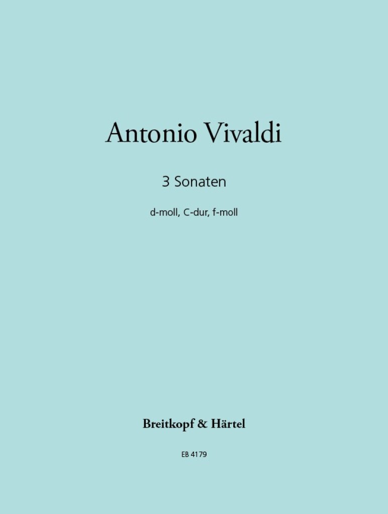 3 Sonaten D-Moll, C-Dur, F-Moll (VIVALDI ANTONIO)
