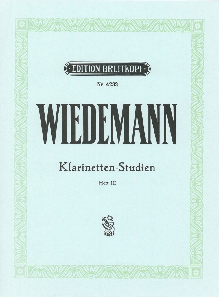 Klarinetten - Studien, Band III (WIEDEMANN LUDWIG)