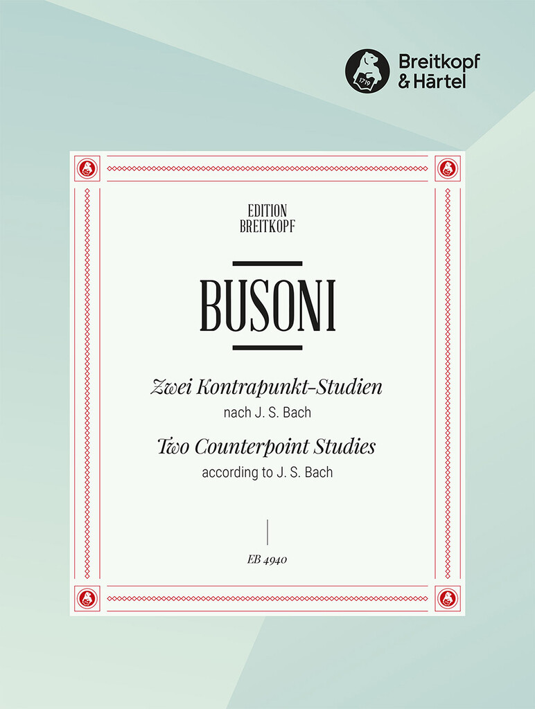 2 Kontrapunkt-Studien N. Bach (BUSONI FERRUCCIO)