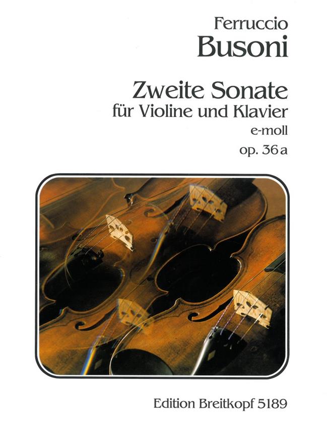Zweite Sonate E-Moll Op. 36A (BUSONI FERRUCCIO)