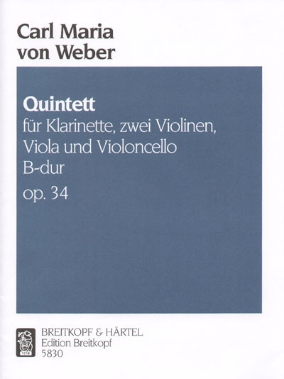 Quintett B-Dur Op. 34