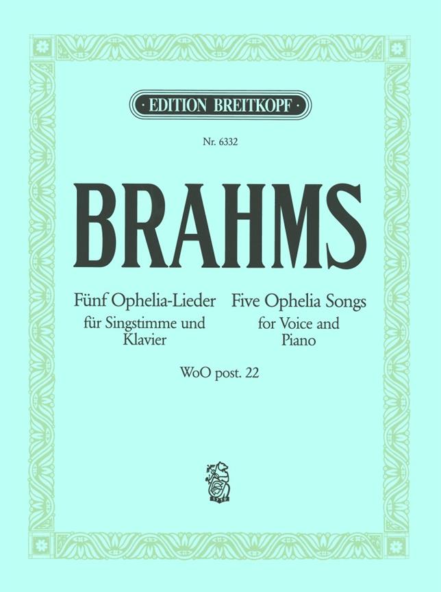 5 Ophelia-Lieder (Dt./Engl.) (BRAHMS JOHANNES)