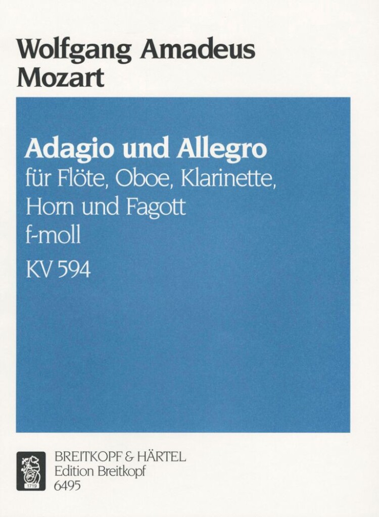 Adagio U.Allegro F-Moll Kv 594