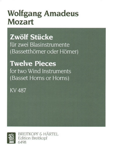 12 Stücke Kv 487 (496A) (MOZART WOLFGANG AMADEUS)
