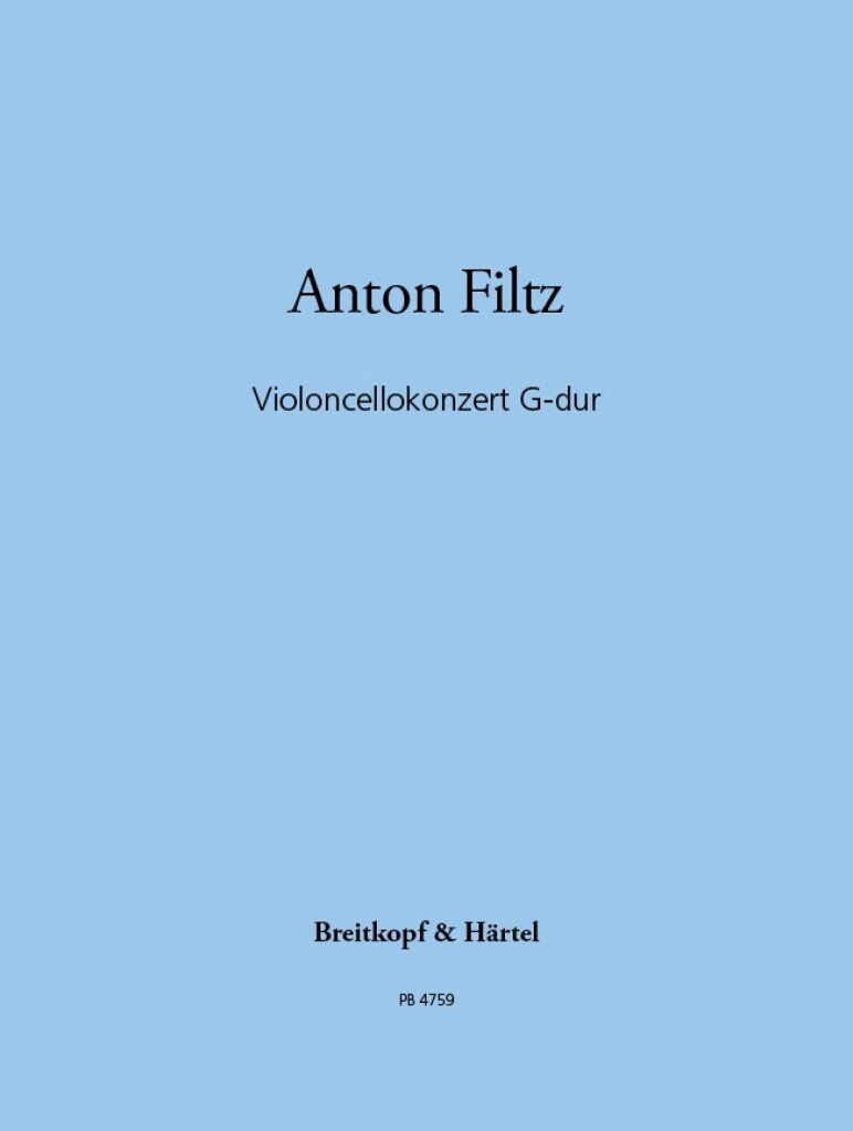Violoncellokonzert G-Dur (FILTZ ANTON)