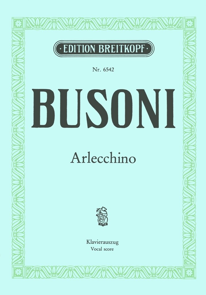 Arlecchino Op. 50 (Dt./Engl.) (BUSONI FERRUCCIO)