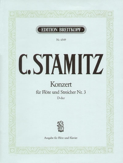 Flötenkonzert Nr. 3 D-Dur (STAMITZ CARL)