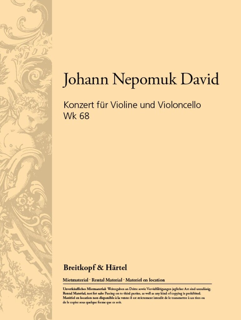 Konzert Wk 68 (DAVID JOHANN NEPOMUK)