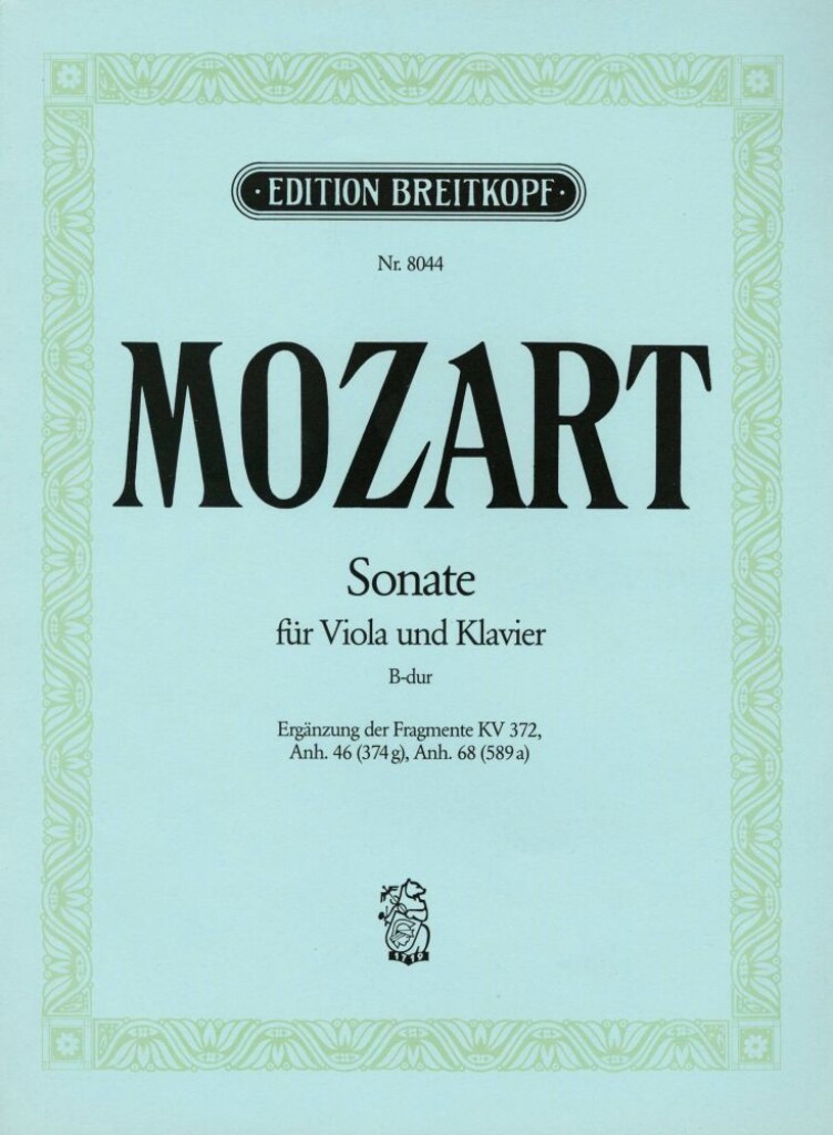 Sonate B-Dur (MOZART WOLFGANG AMADEUS)