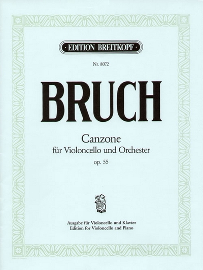 Canzone Op. 55 (BRUCH MAX)