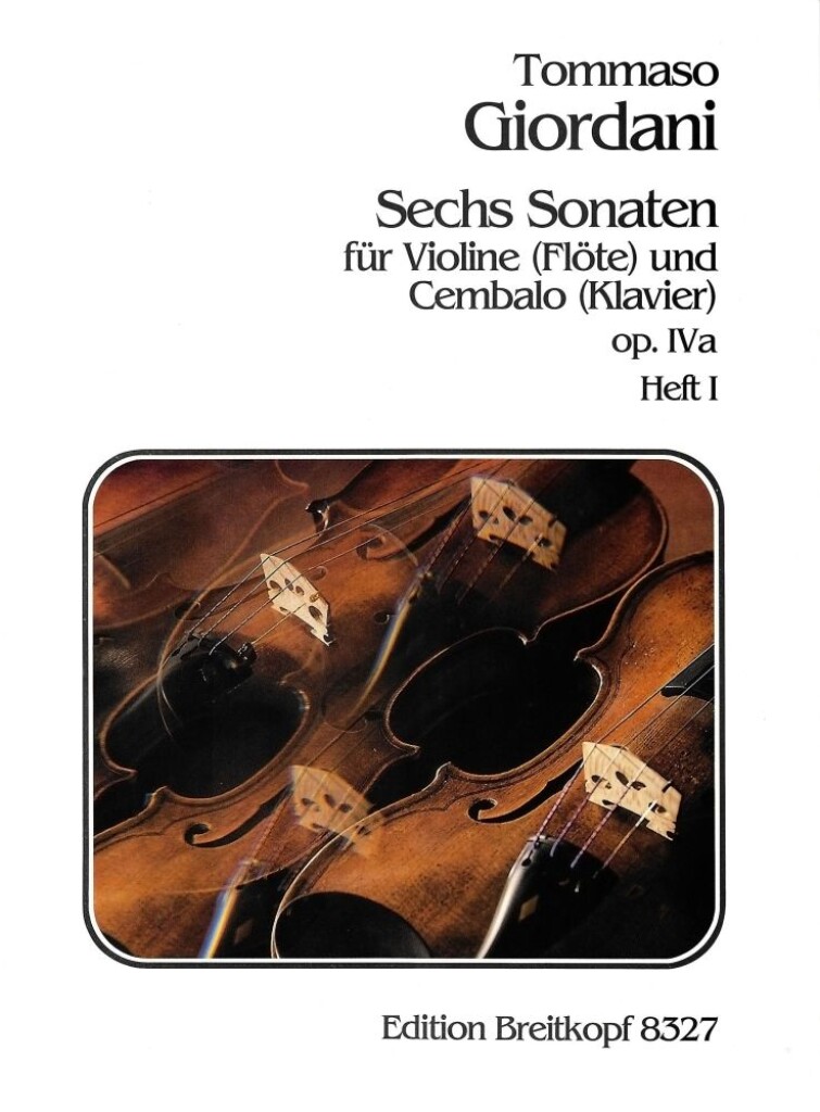 6 Sonaten Op. IValto, Heft 1 (GIORDANI TOMMASO)