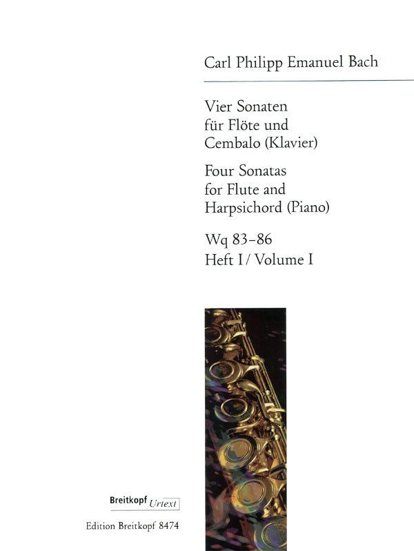 4 Sonaten, Heft 2 Wq 85, 86 (BACH CARL PHILIPP EMMANUEL)