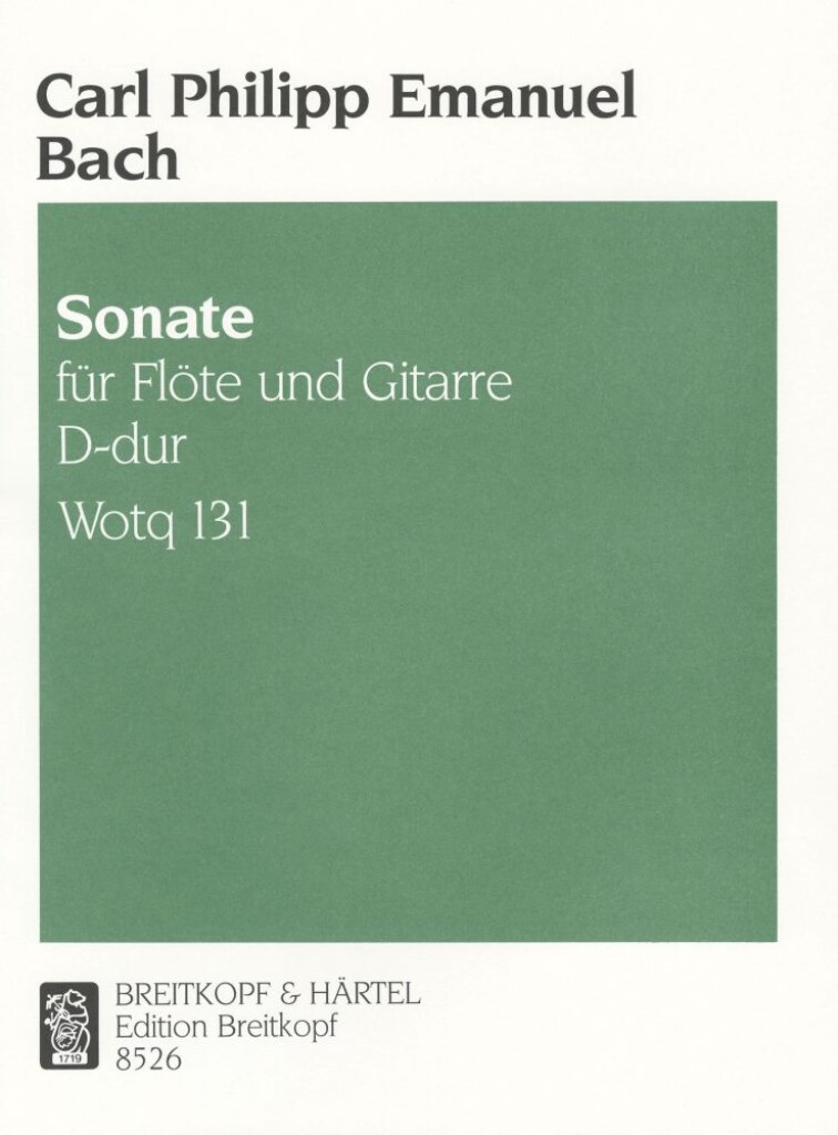 Sonate D-Dur Wotq 131 (BACH CARL PHILIPP EMMANUEL)
