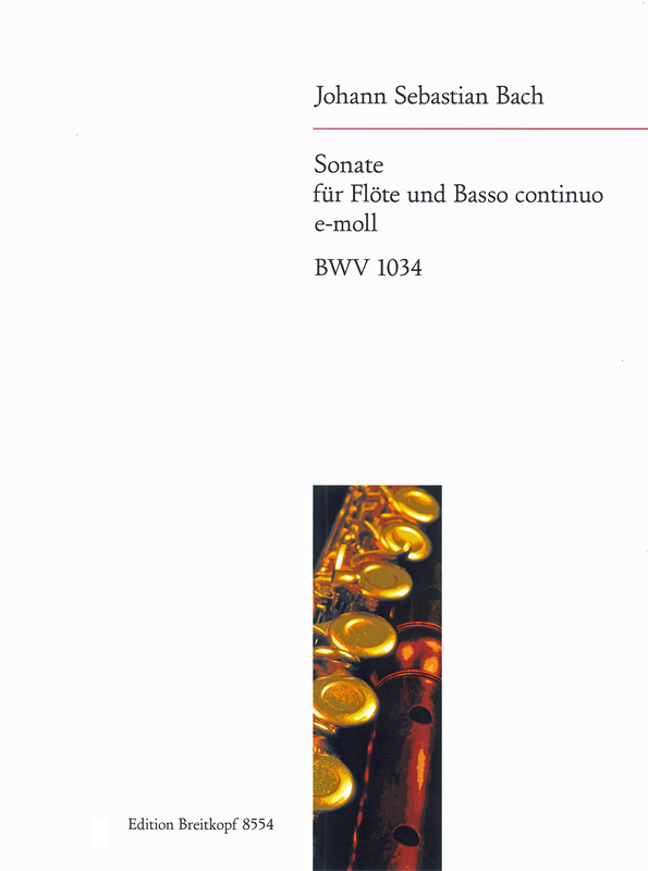 Sonate E-Moll Bwv 1034 (BACH JOHANN SEBASTIAN)