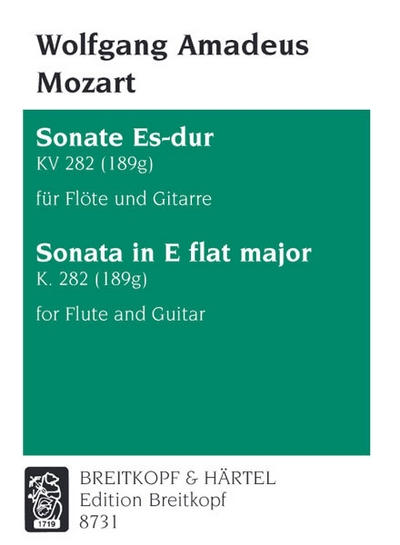 Sonate Es-Dur Kv 282 (189G) (MOZART WOLFGANG AMADEUS)