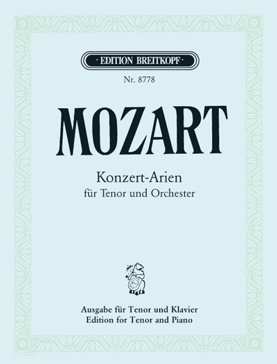 Konzertarien Für Tenor (MOZART WOLFGANG AMADEUS)