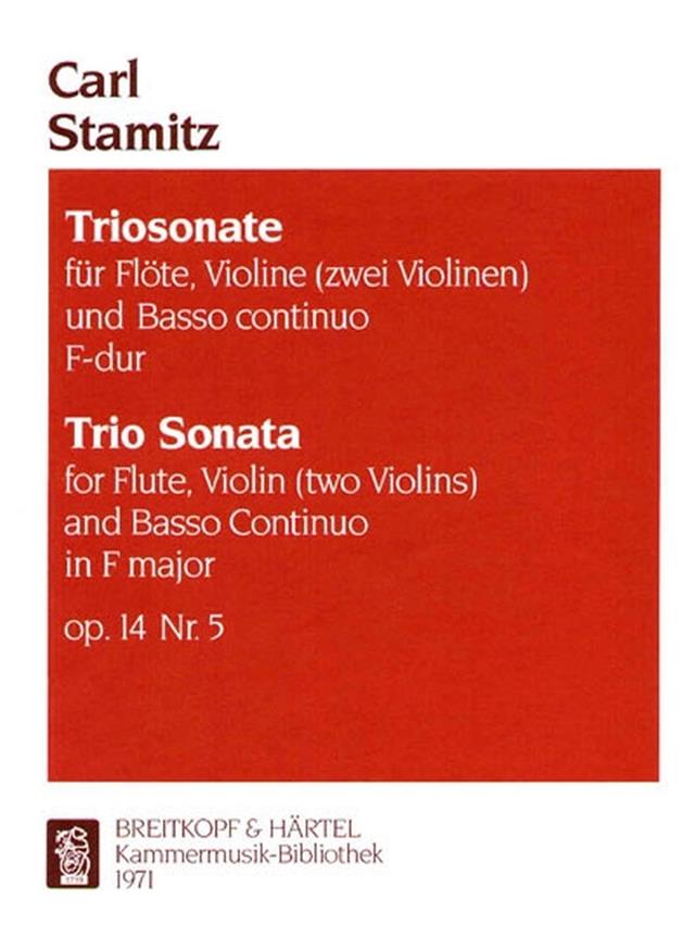 Triosonate F-Dur Op. 14/5 (STAMITZ CARL)