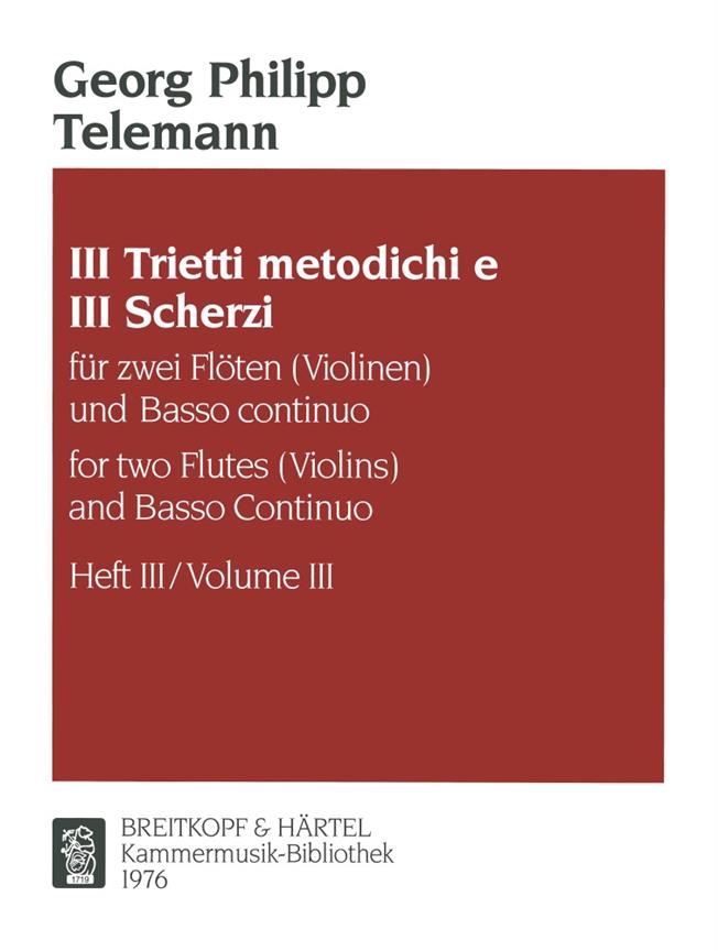 Trietto Metodicho, Nr. 3 D-Dur (TELEMANN GEORG PHILIPP)