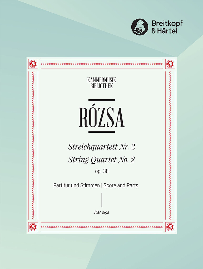 Streichquartett Nr. 2 Op. 38 (ROZSA MIKLOS)