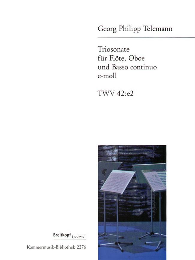 Trio. Tafelmusik 1733 II/4 (TELEMANN GEORG PHILIPP)