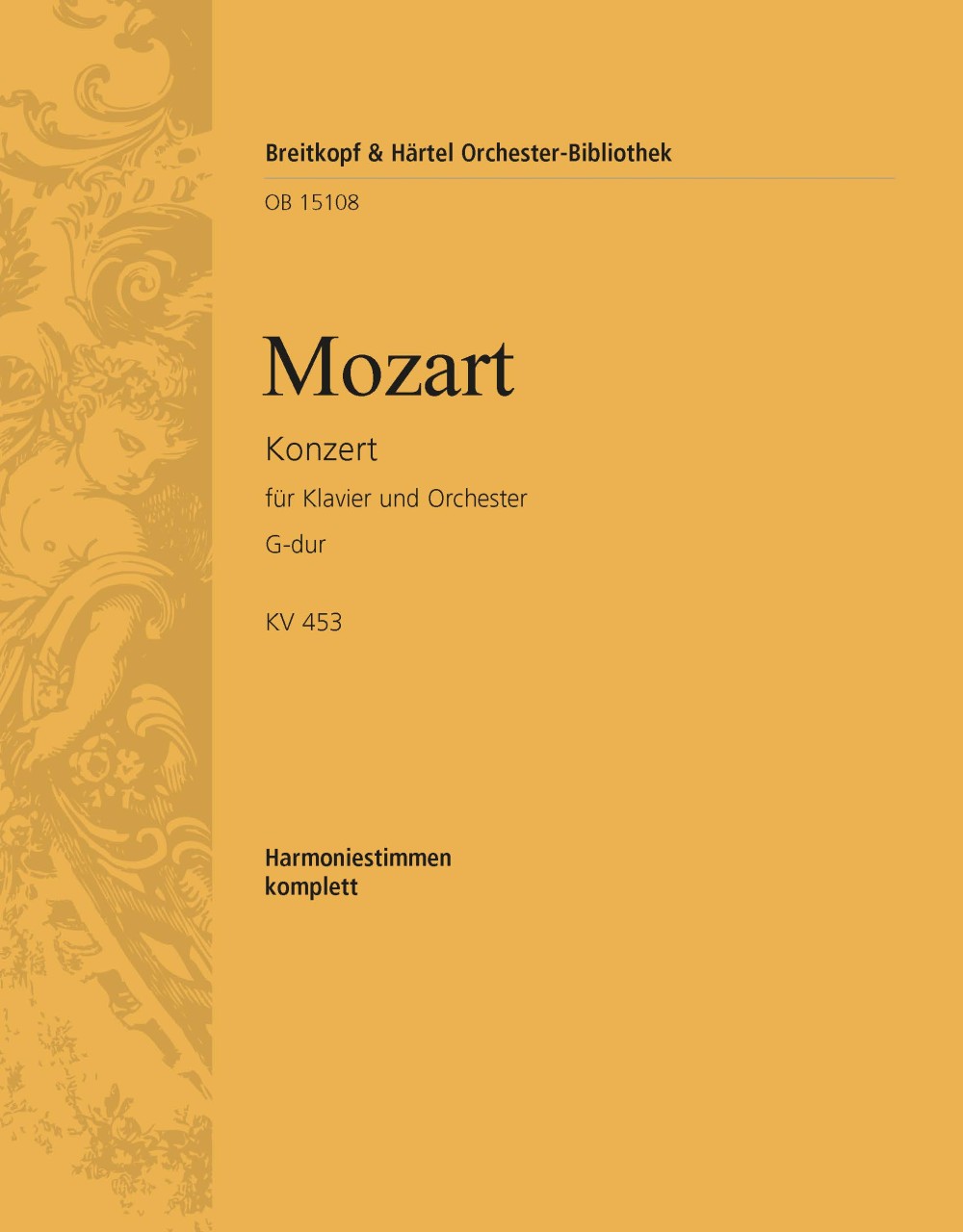 Konzert Für Klavier Und Orchester G-Dur Kv 453 (MOZART WOLFGANG AMADEUS)