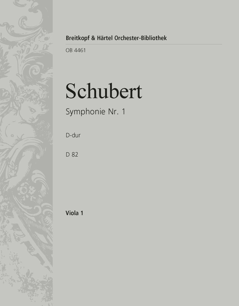 Symphonie Nr. 1 D-Dur D 82 (SCHUBERT FRANZ)