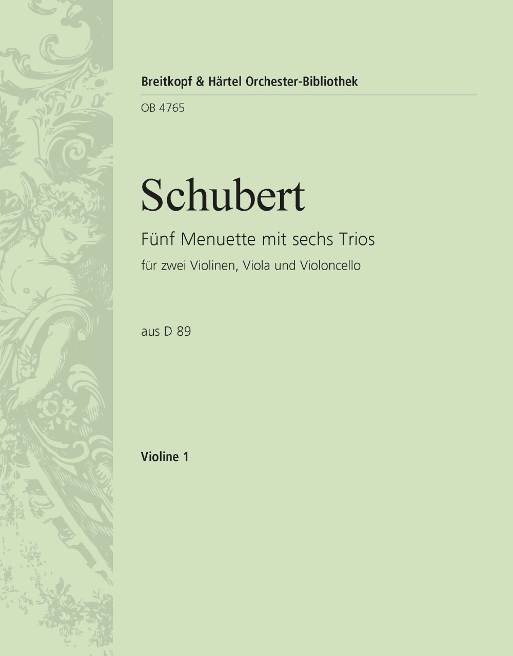 5 Menuette Mit 6 Trios D 89 (SCHUBERT FRANZ)