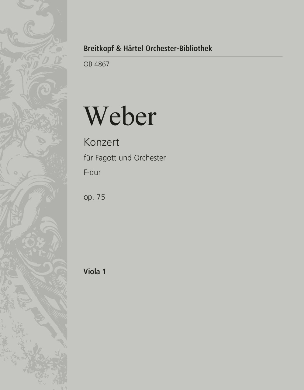 Fagottkonzert F-Dur Op. 75